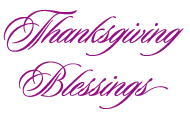 ThanksgivingBlessings
